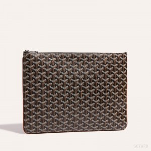 Goyard Sénat MGM Pouch Black / Brown | YALW1326