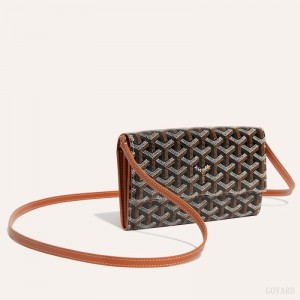 Goyard Varenne Continental Wallet Black / Brown | NYXQ1781