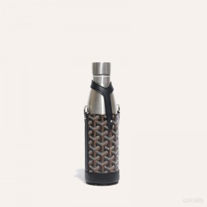 Goyard Yonne MM Case & Flask Black | KWRW6349