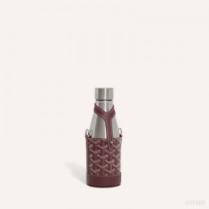 Goyard Yonne PM Case & Flask Burgundy | AKZZ3813