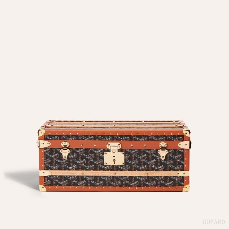 Goyard 352 CASE Black / Brown | AZOY2765