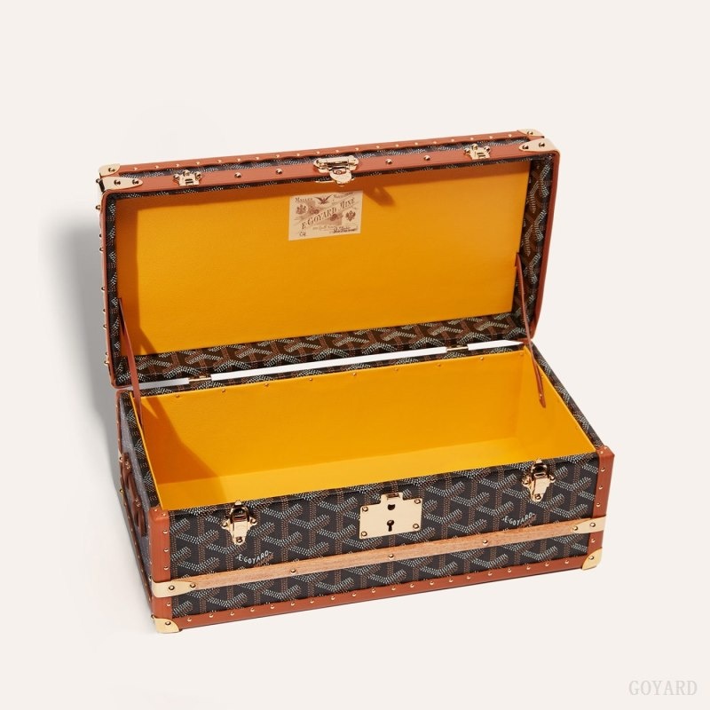 Goyard 352 CASE Black / Brown | AZOY2765