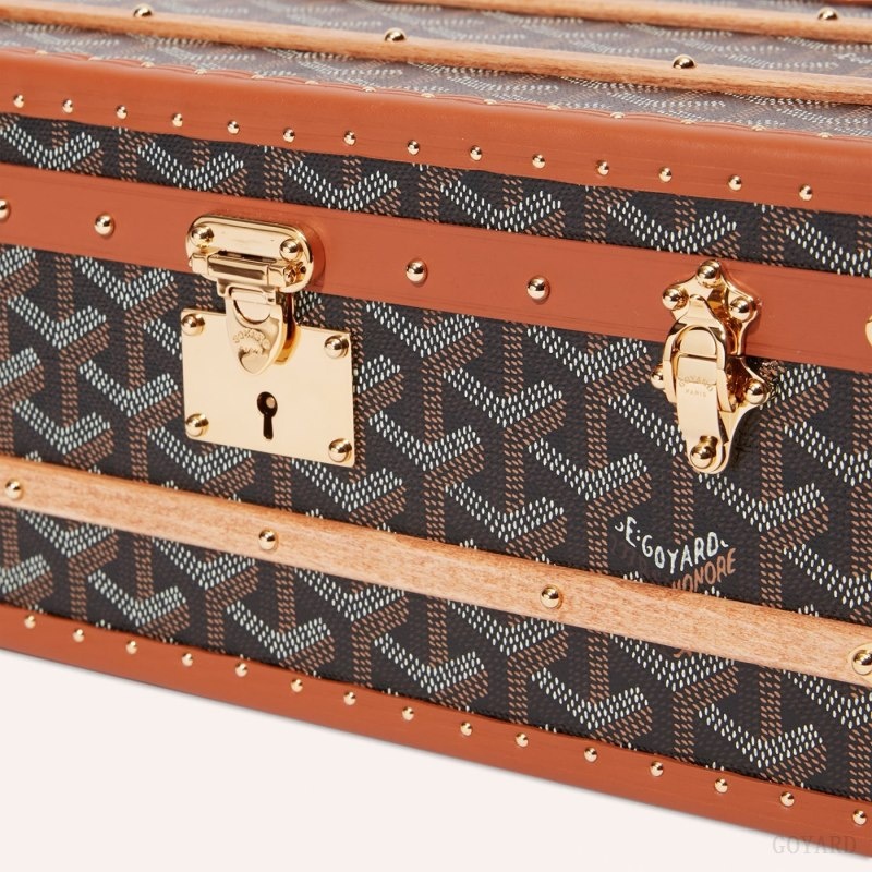 Goyard 352 CASE Black / Brown | AZOY2765