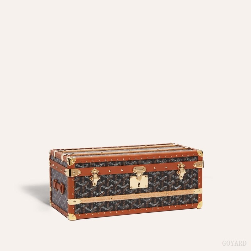 Goyard 352 CASE Black / Brown | AZOY2765