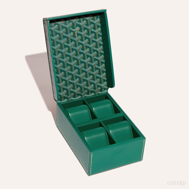 Goyard 4 WATCH CASE Green | SMYR5831