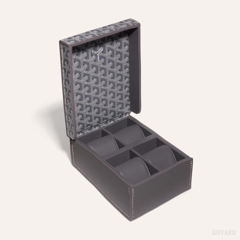 Goyard 4 WATCH CASE Grey | OPFT9691