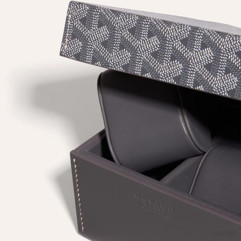 Goyard 4 WATCH CASE Grey | OPFT9691