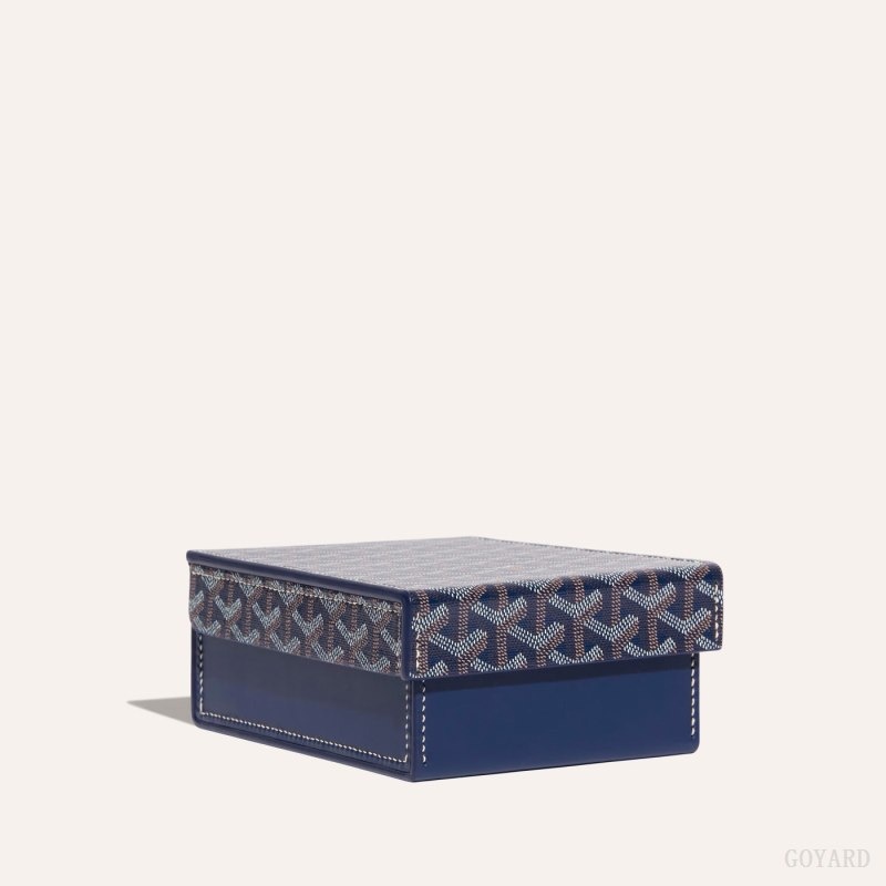 Goyard 4 WATCH CASE Navy Blue | RNNE7262