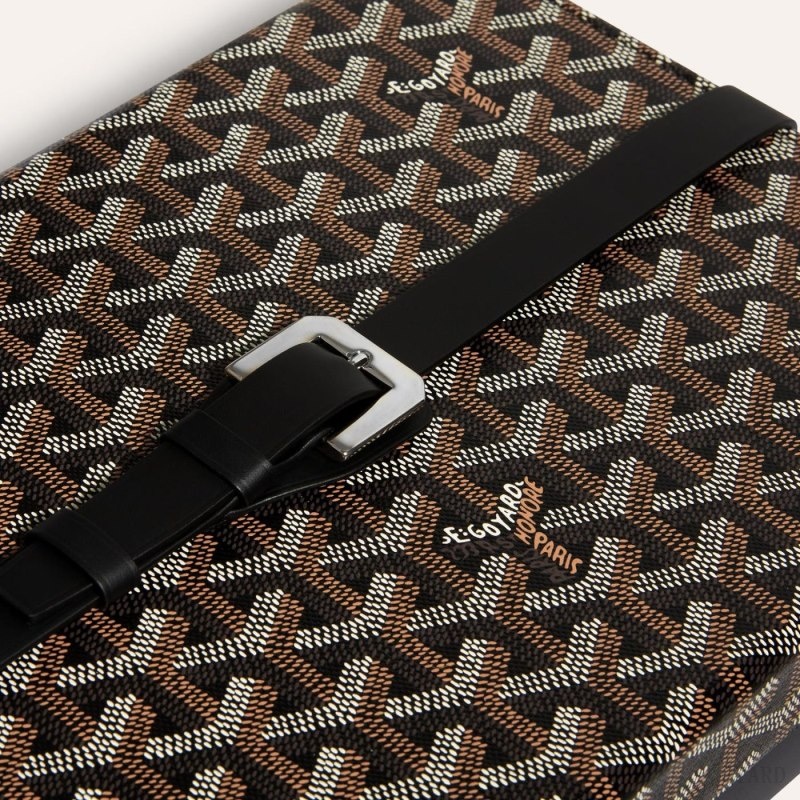 Goyard 8 WATCH CASE Black | QYMF1043