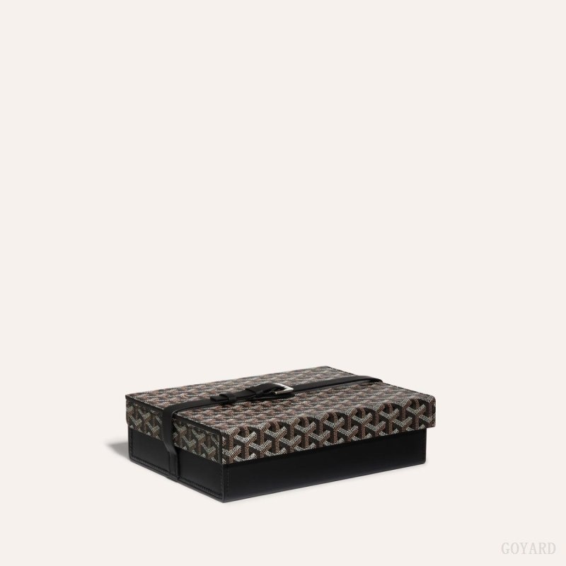 Goyard 8 WATCH CASE Black | QYMF1043