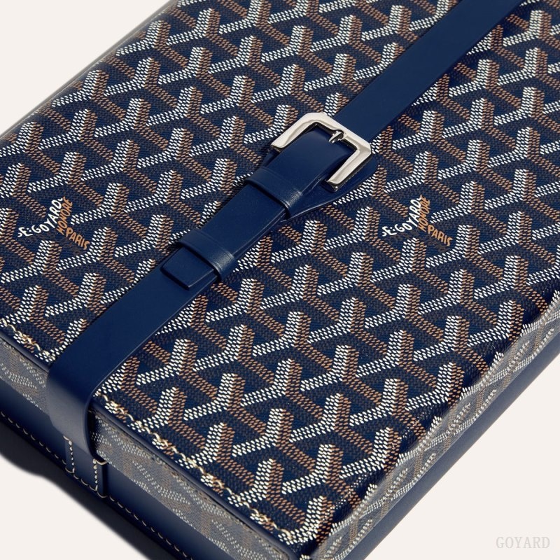 Goyard 8 WATCH CASE Navy Blue | EVAP3356