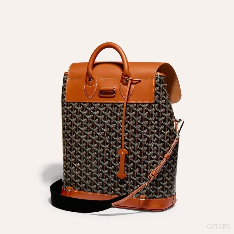 Goyard ALPIN MM BACKPACK Black / Brown | BPMZ0141