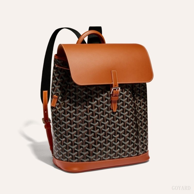 Goyard ALPIN MM BACKPACK Black / Brown | BPMZ0141