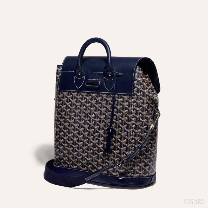 Goyard ALPIN MM BACKPACK Navy Blue | UBEO8298