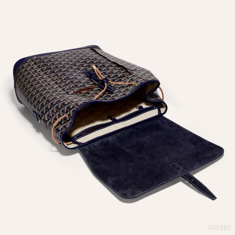 Goyard ALPIN MM BACKPACK Navy Blue | UBEO8298