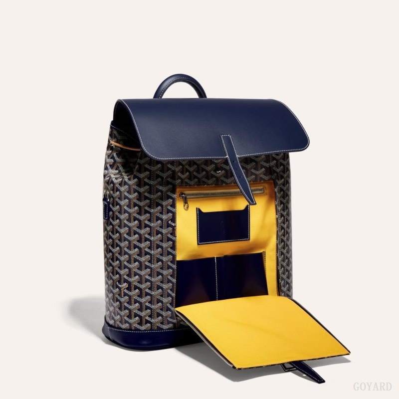 Goyard ALPIN MM BACKPACK Navy Blue | UBEO8298