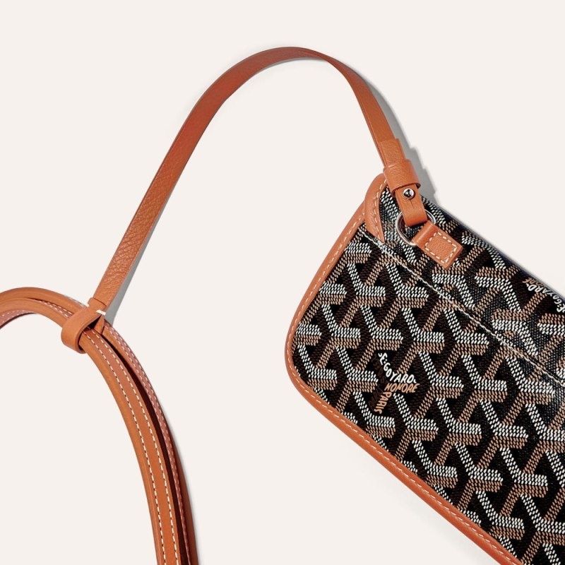 Goyard ANJOU GM BAG Black / Brown | YGDA8121