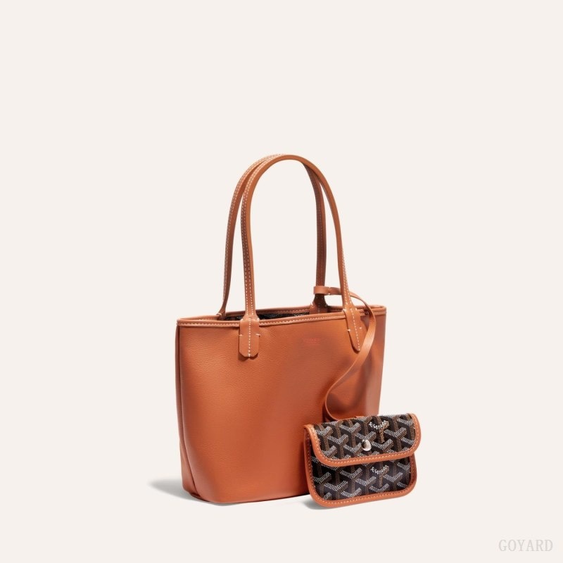 Goyard ANJOU MINI BAG Black / Brown | UAPO2604