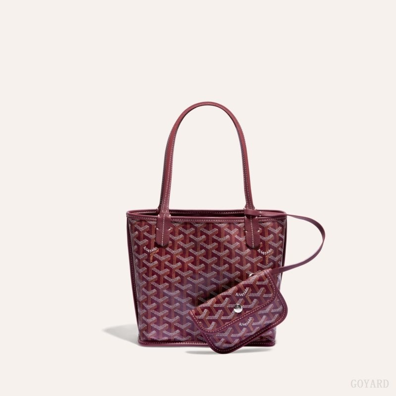 Goyard ANJOU MINI BAG Burgundy | EUJC4035