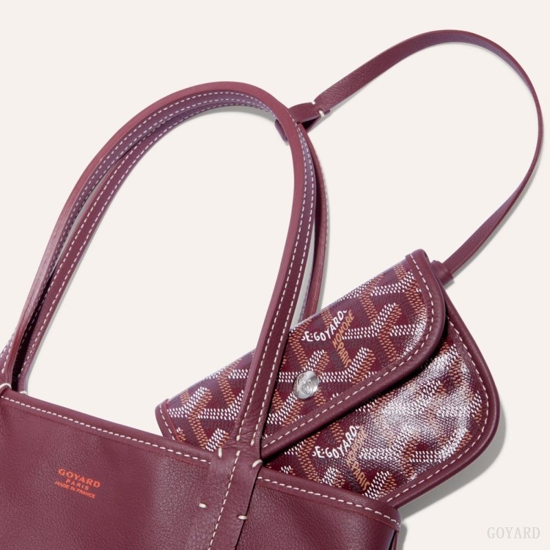 Goyard ANJOU MINI BAG Burgundy | EUJC4035