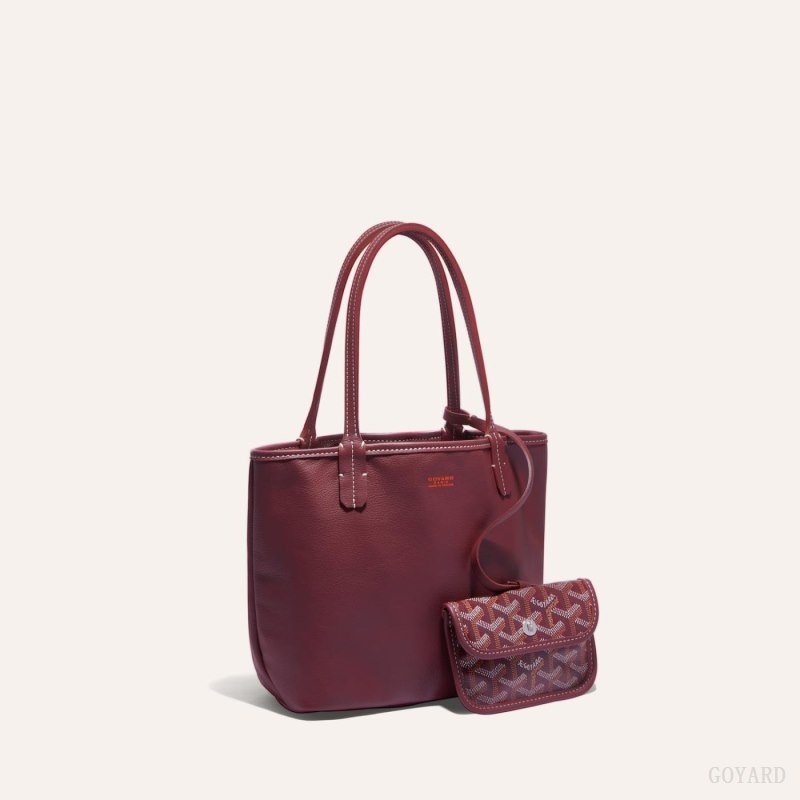 Goyard ANJOU MINI BAG Burgundy | EUJC4035