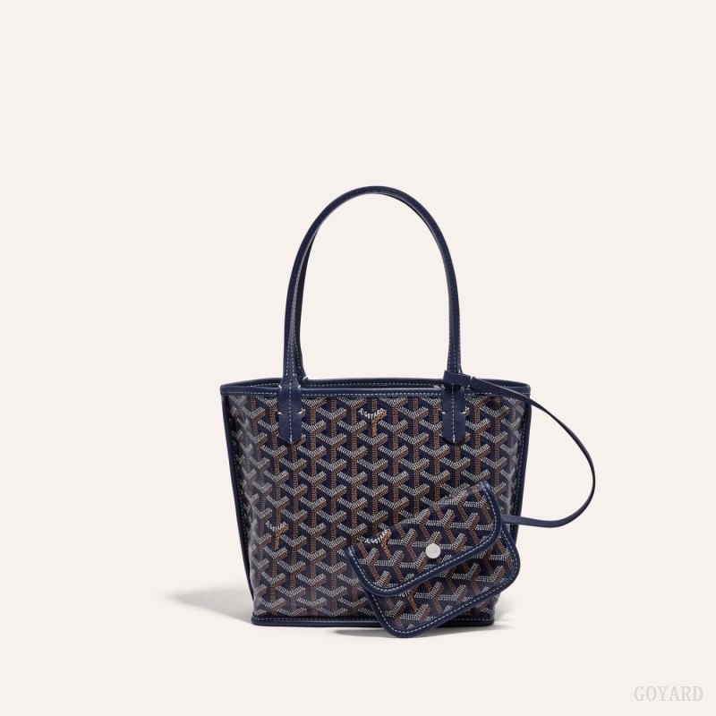 Goyard ANJOU MINI BAG Navy Blue | PYUC5324