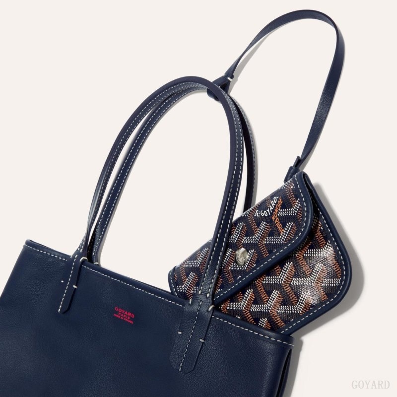 Goyard ANJOU MINI BAG Navy Blue | PYUC5324