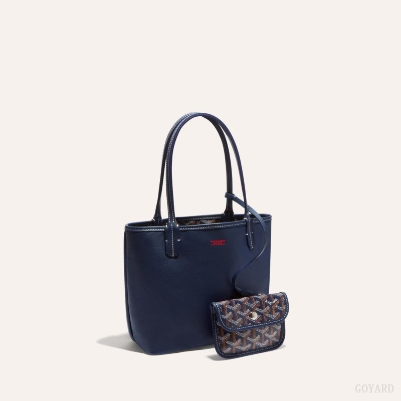 Goyard ANJOU MINI BAG Navy Blue | PYUC5324