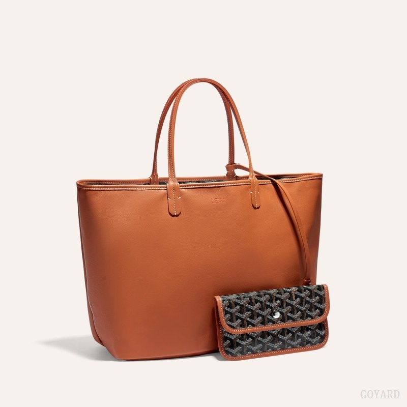 Goyard ANJOU PM BAG Black / Brown | ODHW4863