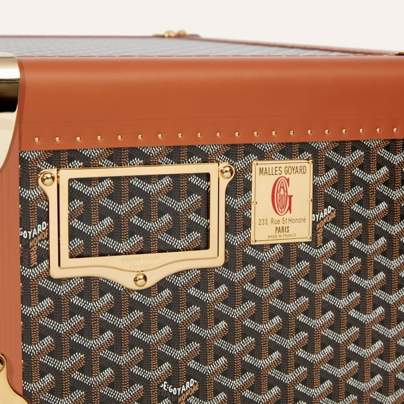 Goyard ARMOIRE TRUNK Black / Brown | IFAE8341