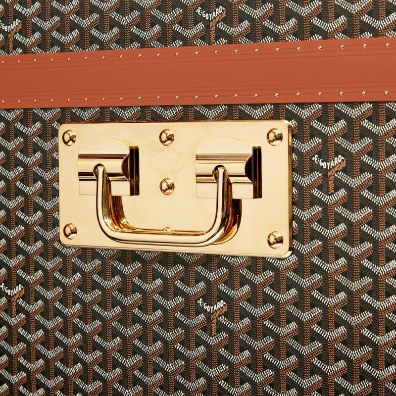 Goyard ARMOIRE TRUNK Black / Brown | IFAE8341