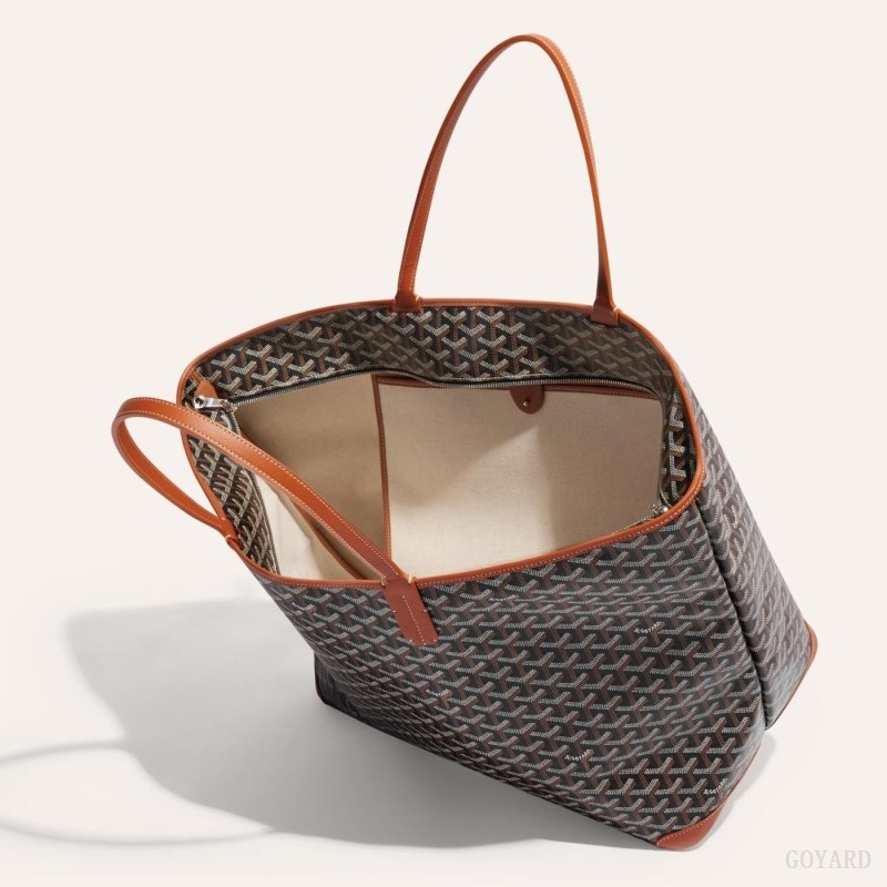 Goyard ARTOIS GM BAG Black / Brown | GWVL4088