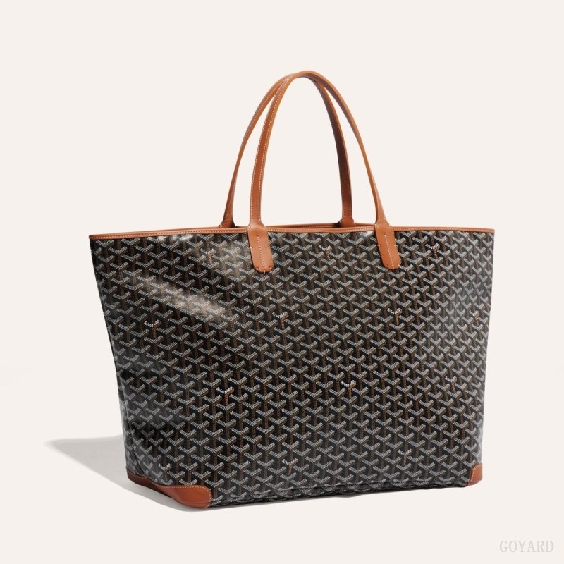 Goyard ARTOIS GM BAG Black / Brown | GWVL4088