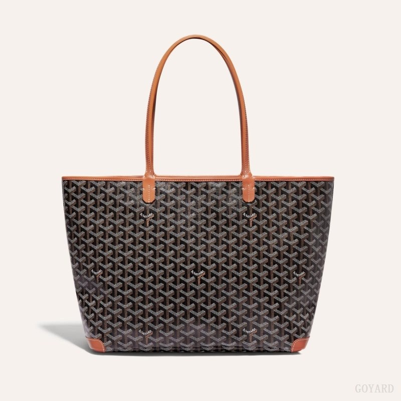 Goyard ARTOIS MM BAG Black / Brown | WOTW4933