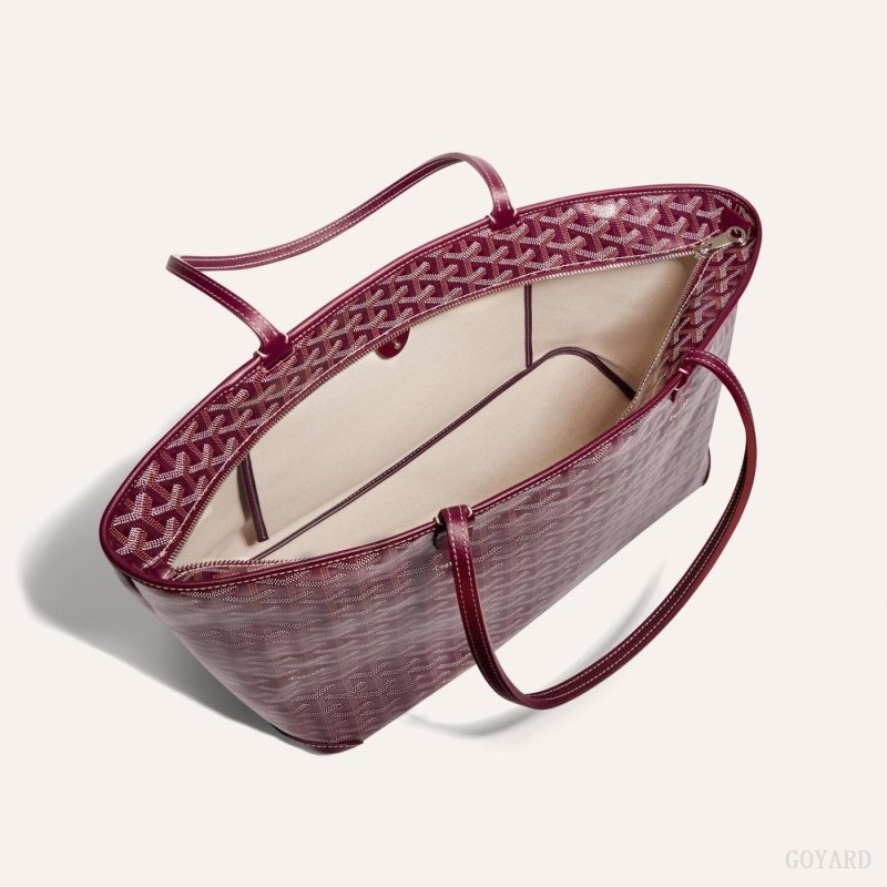 Goyard ARTOIS MM BAG Burgundy | FCIN7094