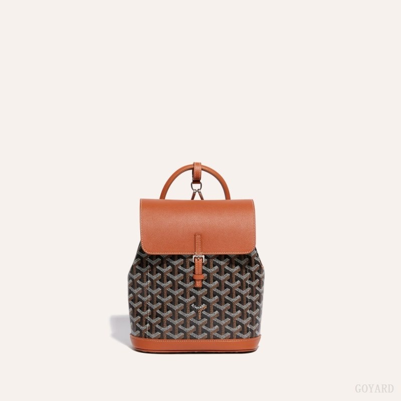 Goyard Alpin Mini Backpack Black / Brown | MFVQ0862