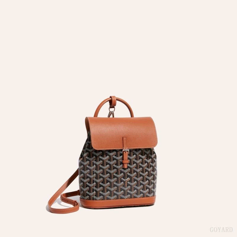 Goyard Alpin Mini Backpack Black / Brown | MFVQ0862