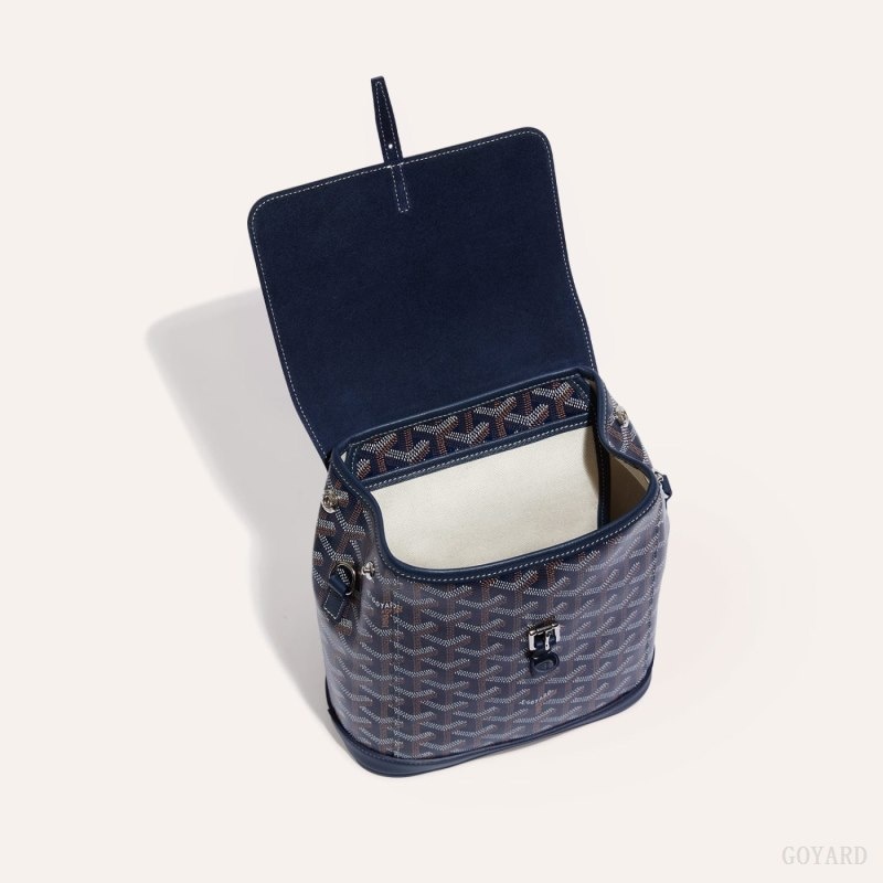 Goyard Alpin Mini Backpack Navy Blue | IGKS4520