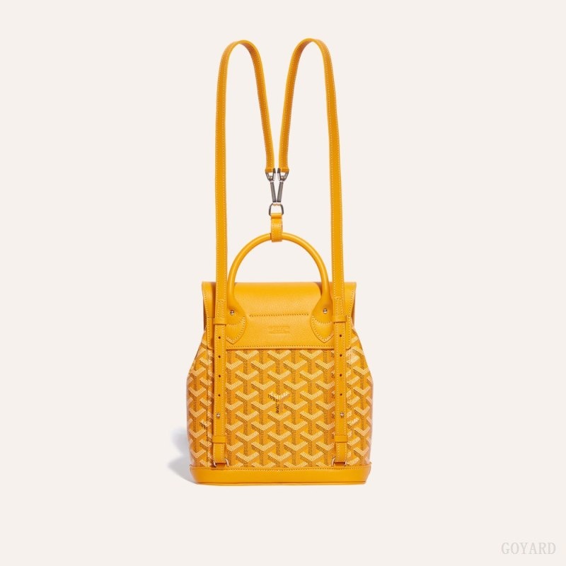 Goyard Alpin Mini Backpack Yellow | DJGR1474