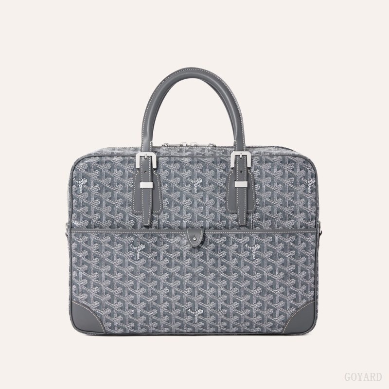 Goyard Ambassade MM Document Case Grey | AUEA7078