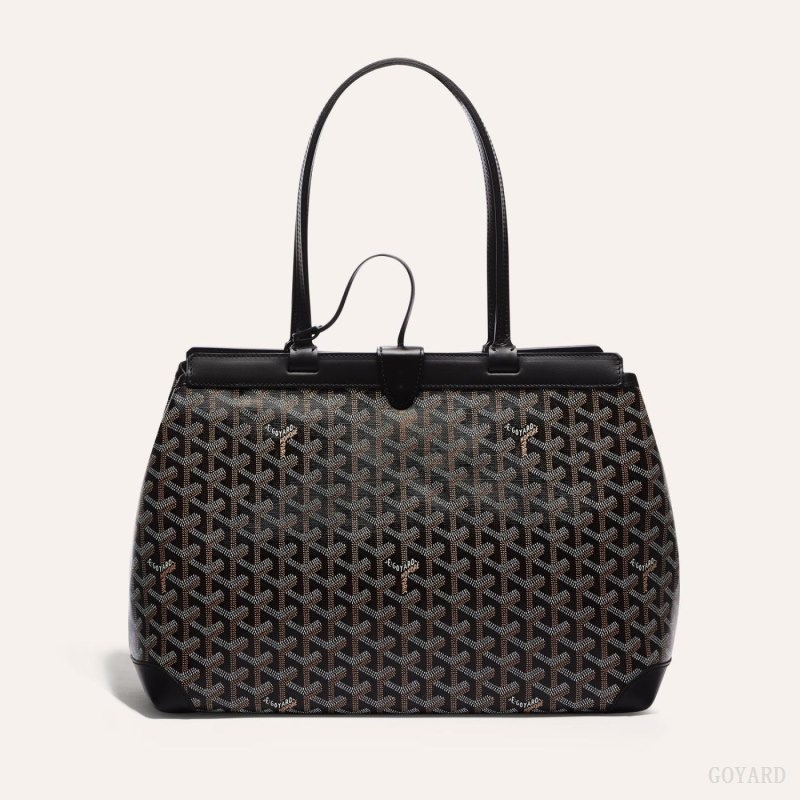 Goyard BELLECHASSE BIAUDE PM BAG Black | YNMH7997