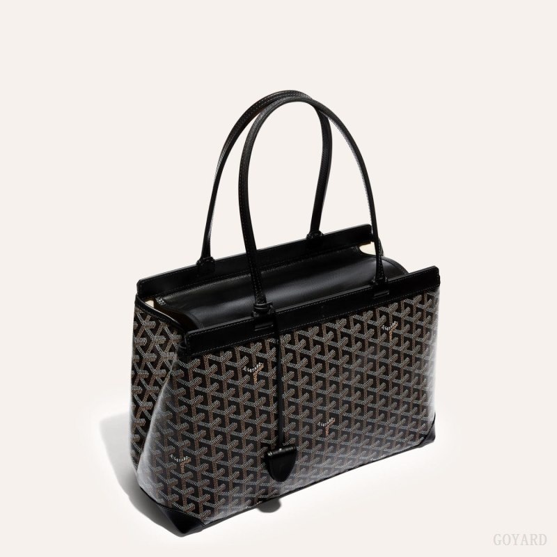 Goyard BELLECHASSE BIAUDE PM BAG Black | YNMH7997