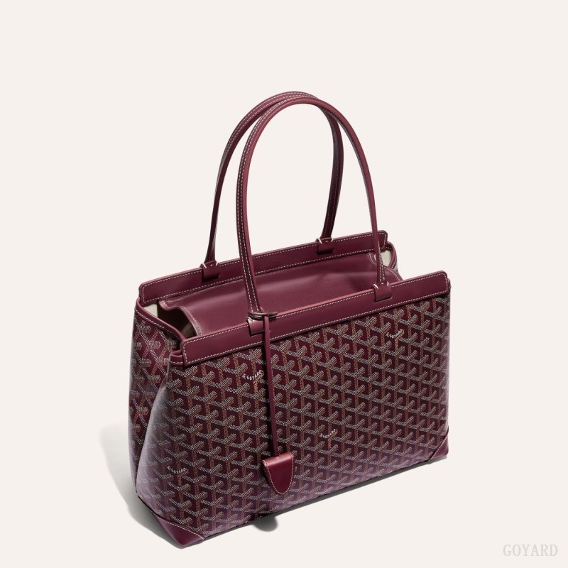 Goyard BELLECHASSE BIAUDE PM BAG Burgundy | ORZX3575