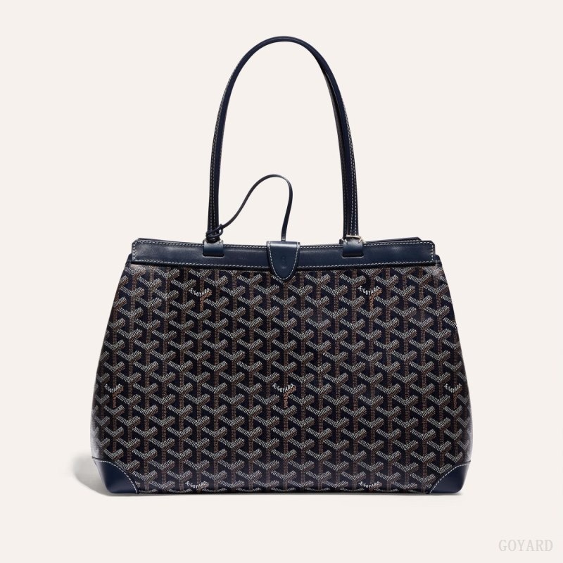 Goyard BELLECHASSE BIAUDE PM BAG Navy Blue | BVNR2663