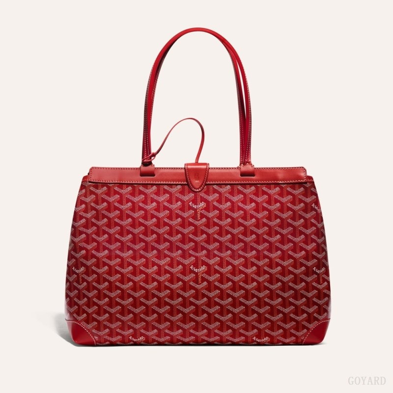 Goyard BELLECHASSE BIAUDE PM BAG Red | YRQO4353