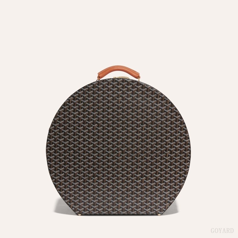 Goyard BOITE CHAPEAU Black / Brown | ZSZP5009