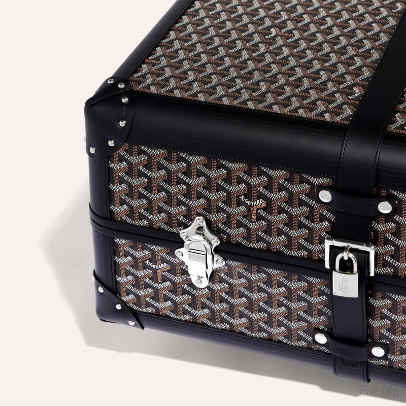 Goyard BOURGET PM TROLLEY CASE Black | YLBJ3434