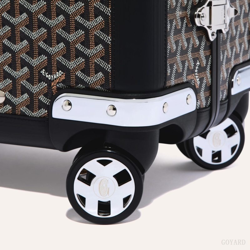 Goyard BOURGET PM TROLLEY CASE Black | YLBJ3434