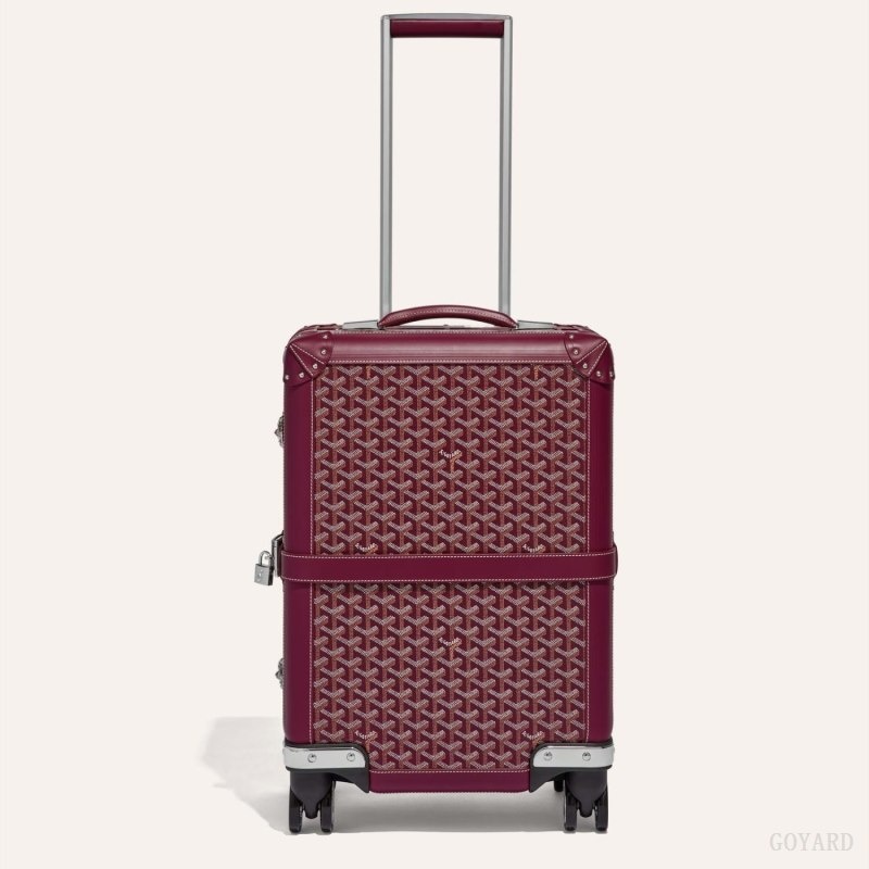 Goyard BOURGET PM TROLLEY CASE Burgundy | RVDH0078