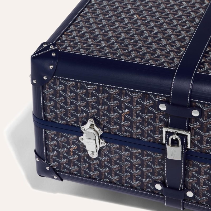 Goyard BOURGET PM TROLLEY CASE Navy Blue | LSSU7508